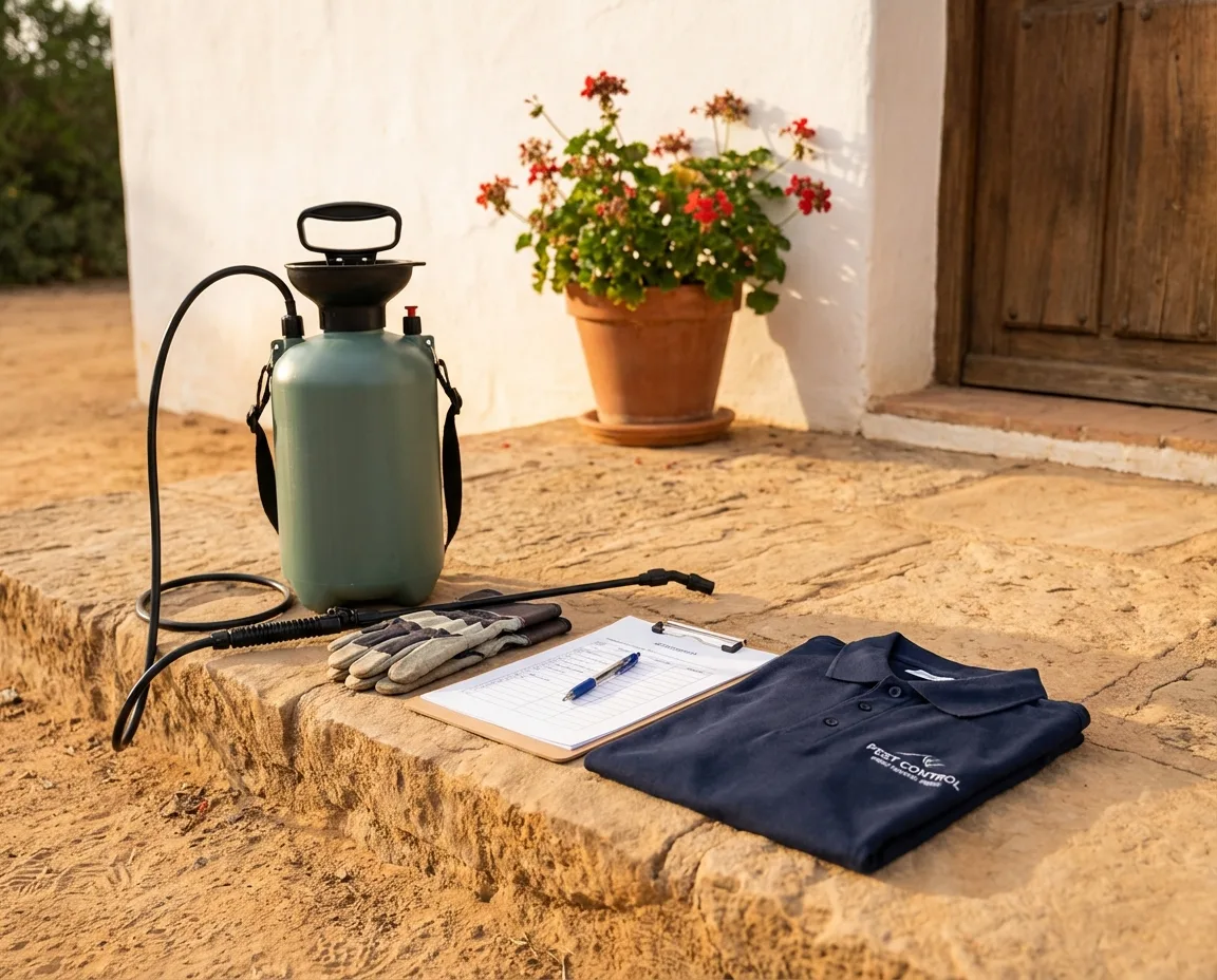 Professional pest control service in Spain